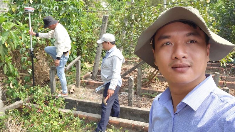 Đo đạc xác định vị trí xin phép xây dựng và vị trí thổ cư đất Củ Chi